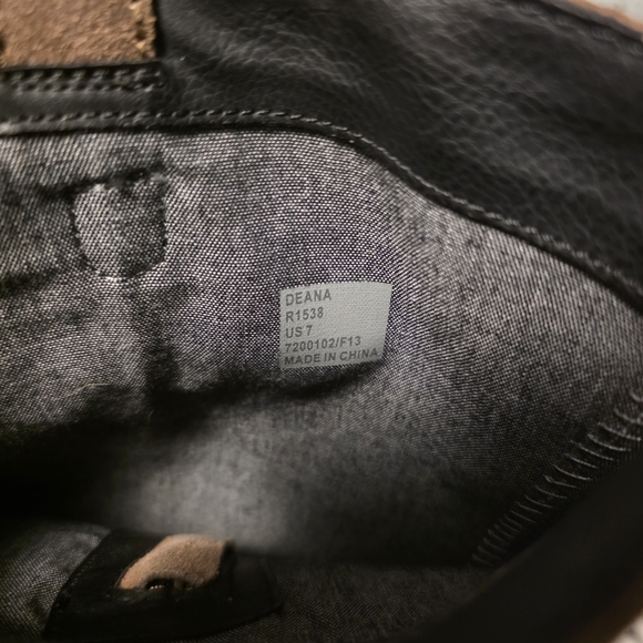 Calvin Klein Brown Suede Heeled Boots - Picture 6 of 6